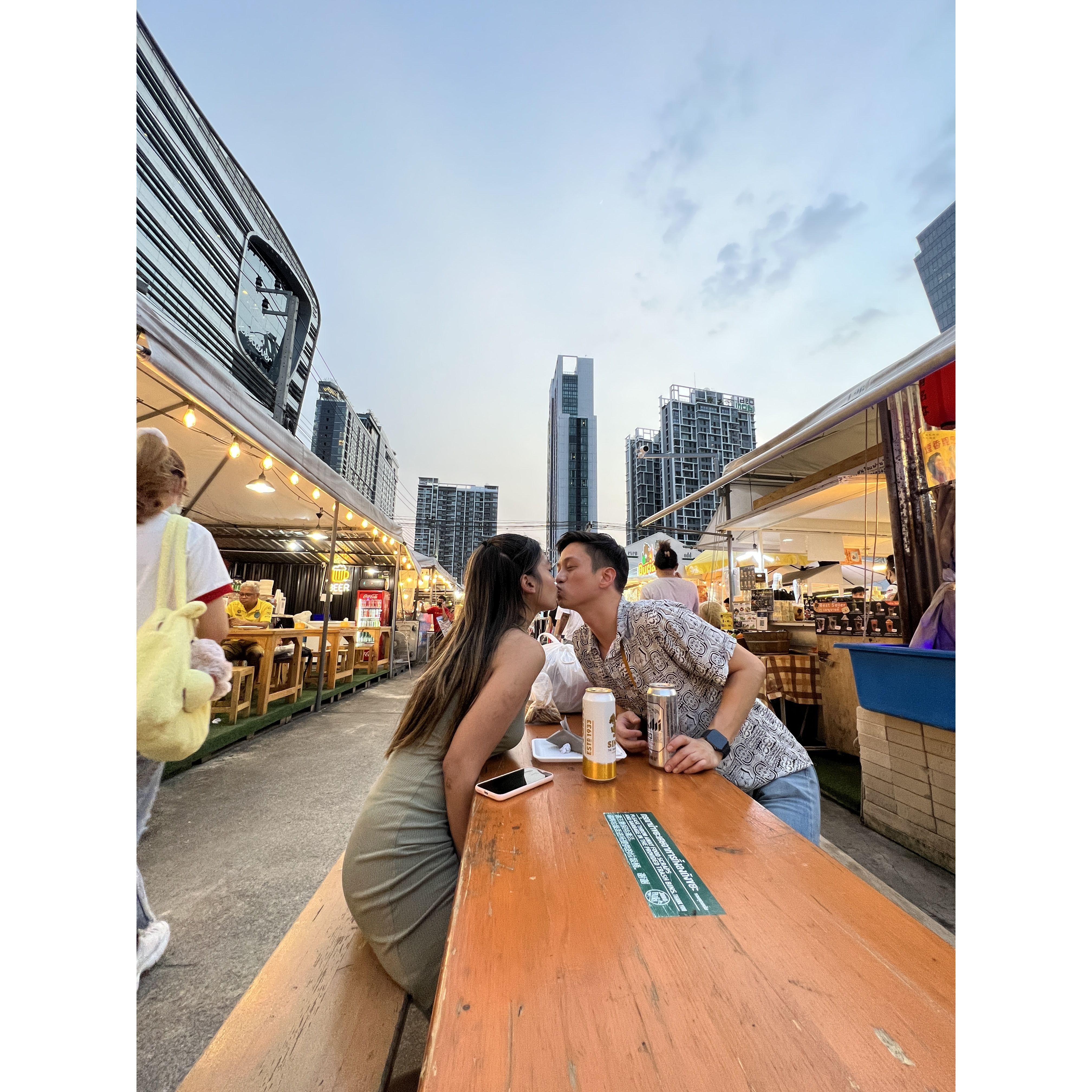 Kevin's first time in Thailand!