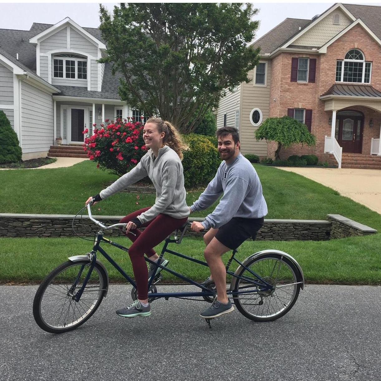 Tandem binking in Ocean Pines, MD May 2020