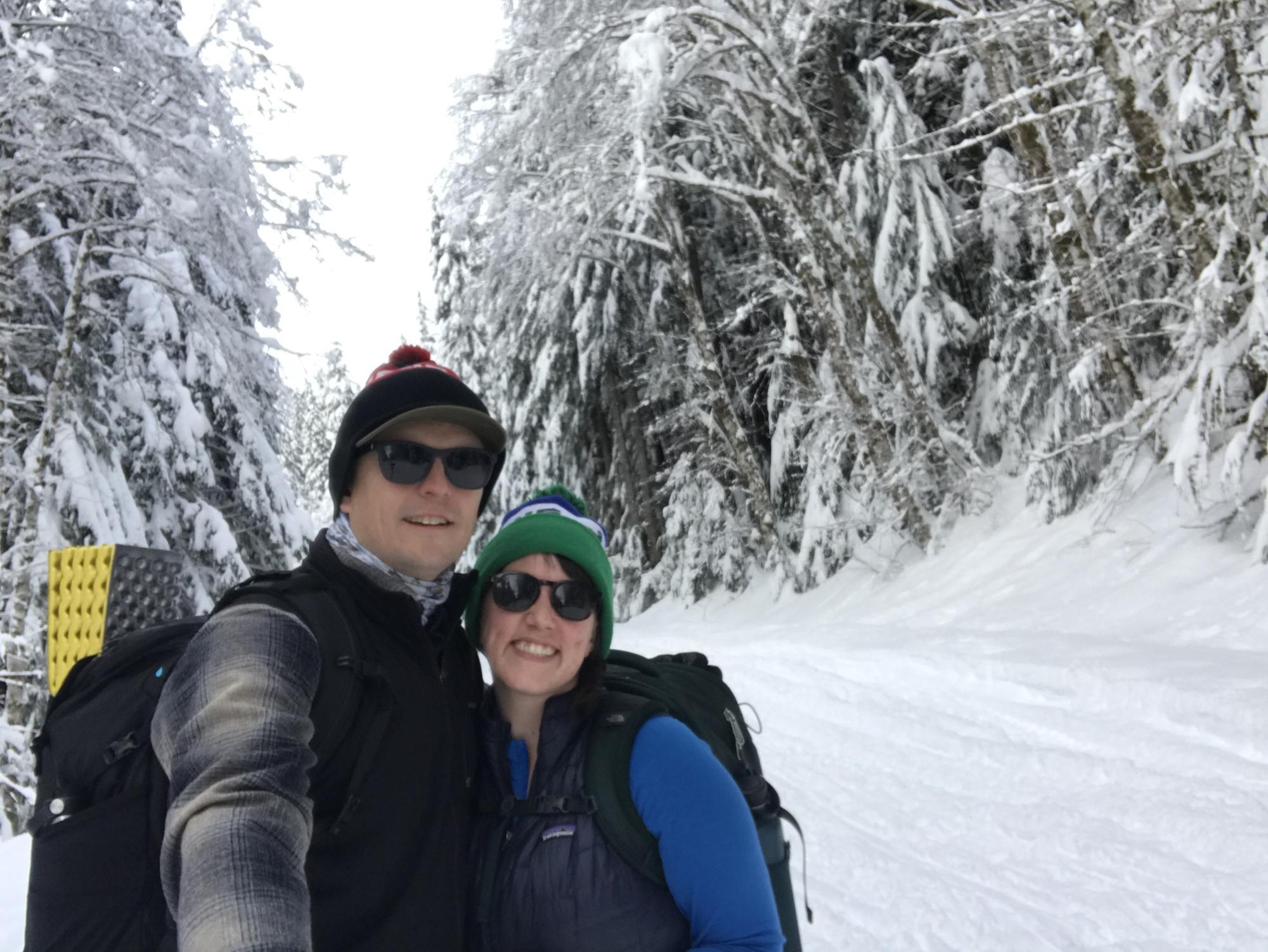 Snowshoe out the mountain loop hwy WA