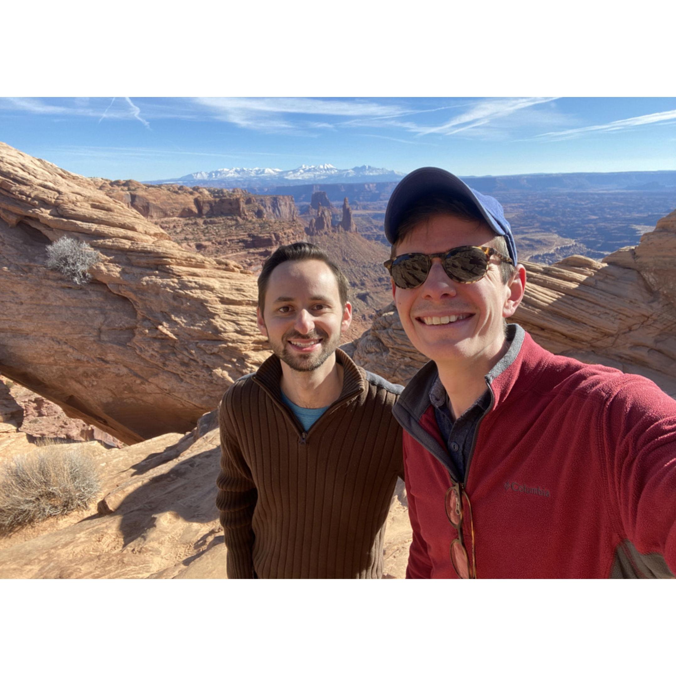 At Canyonlands, either a few hours before or a few hours after the engagement