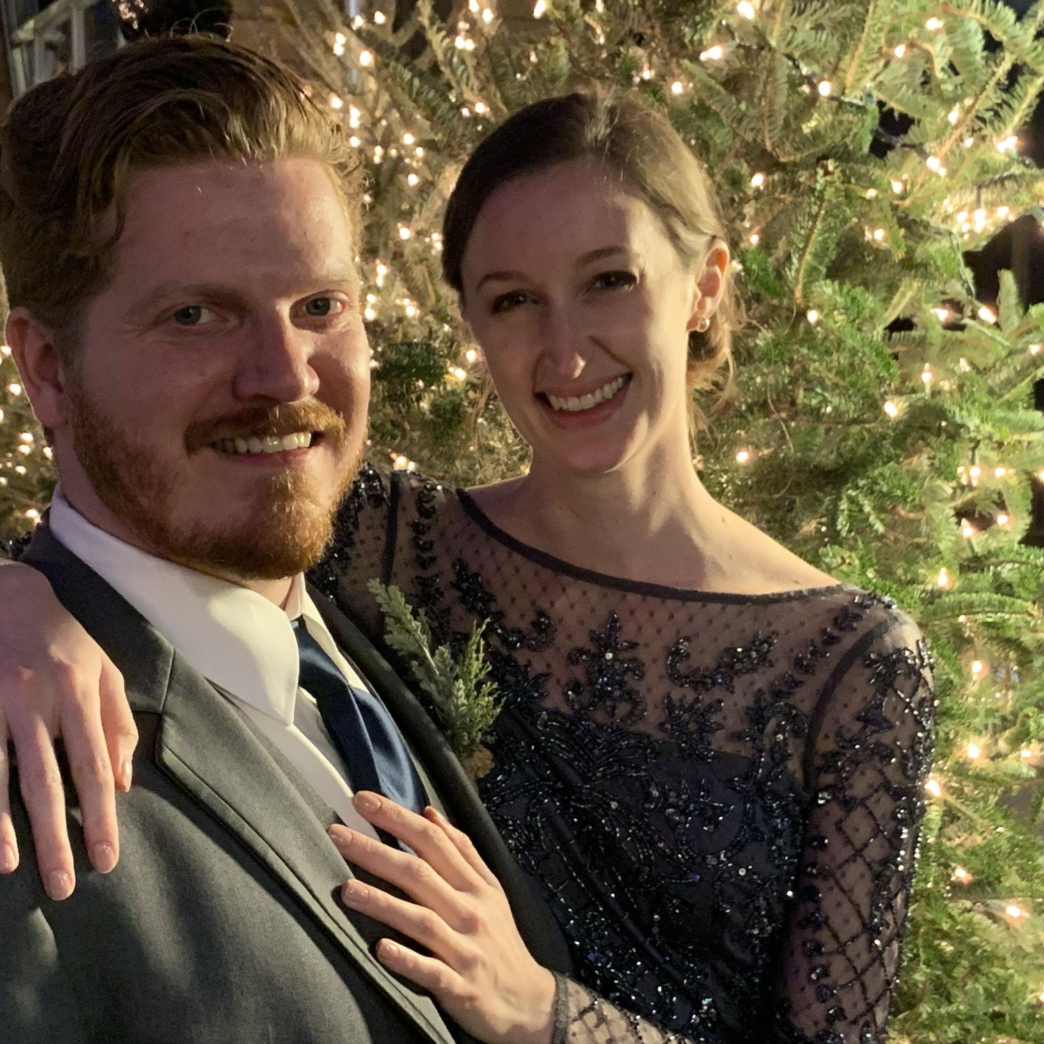 At our friends' Josh and Kendyllan's beautiful winter wedding