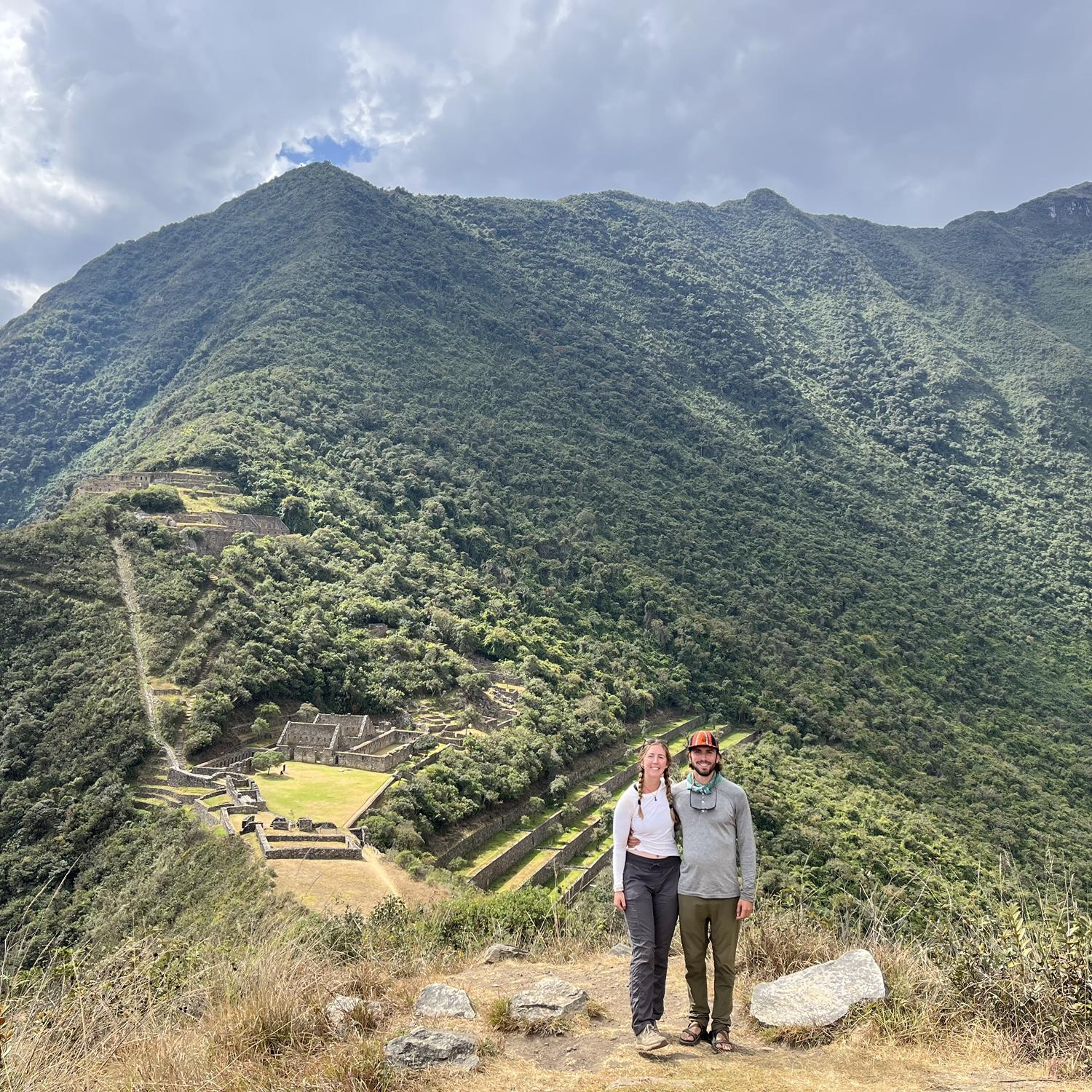 Backpacked to the Choquequirao Archaeological park in Peru 2023