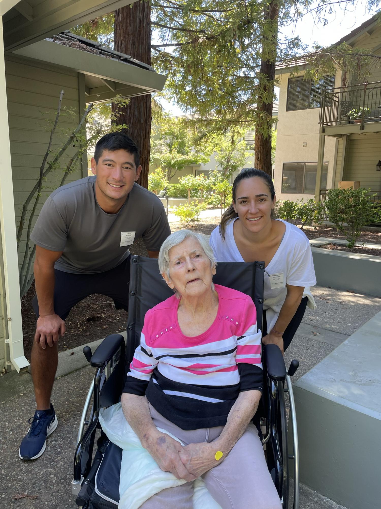 Hanging with Grandma!