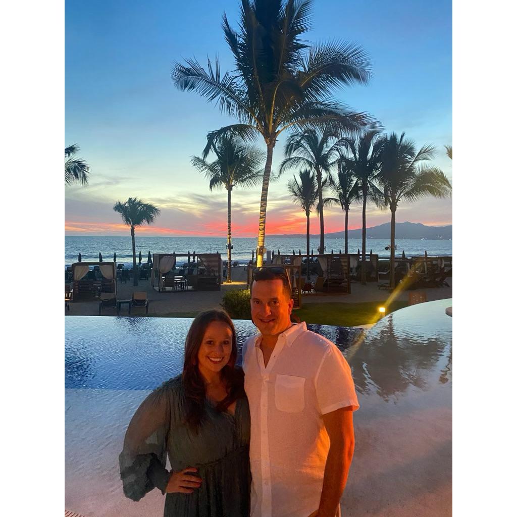 Our first wedding together in Puerto Vallarta.