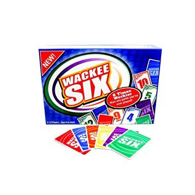 Wackee Six - The Popular, Fun, Easy, Speed Card Game that’s a great Group or Family Card Game