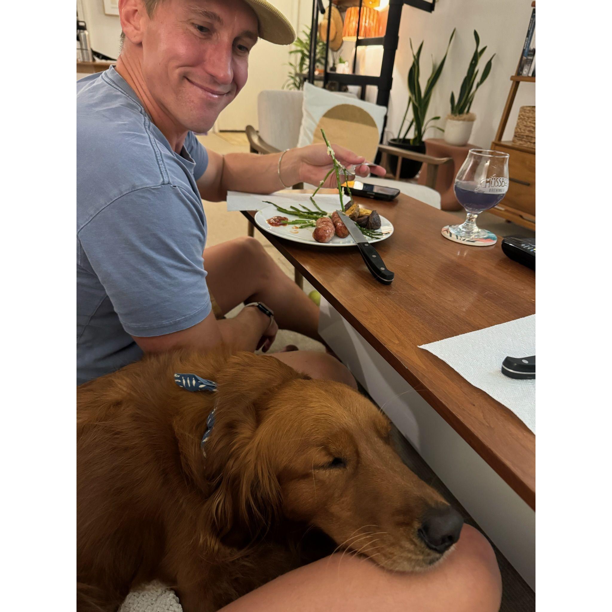 We swear we feed him