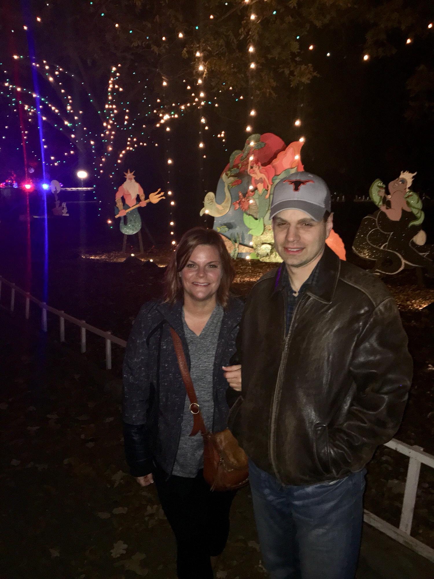 Trail of Lights with Family.