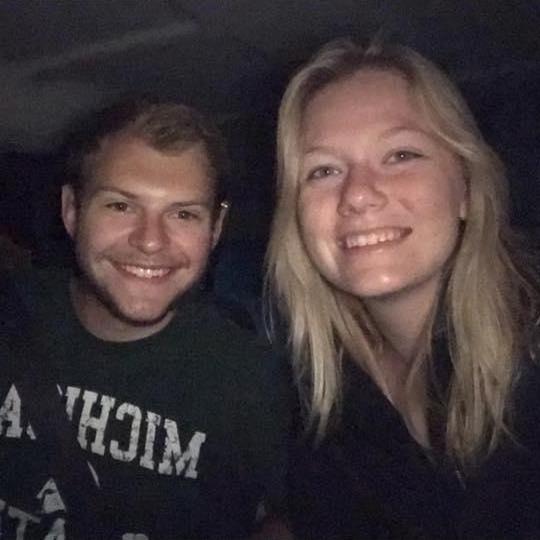 Our first camping trip together to Blind Sucker.