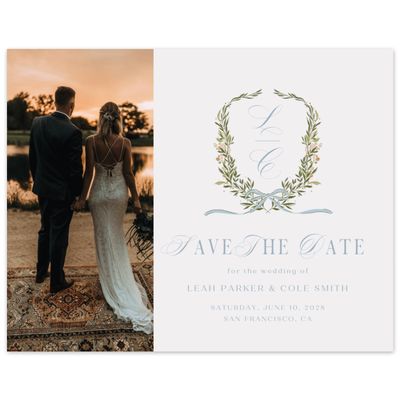 Grey Wedding Digital Save the Date - Cindra Photo