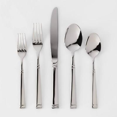 20pc Stainless Steel Hartford Silverware Set - Threshold™
