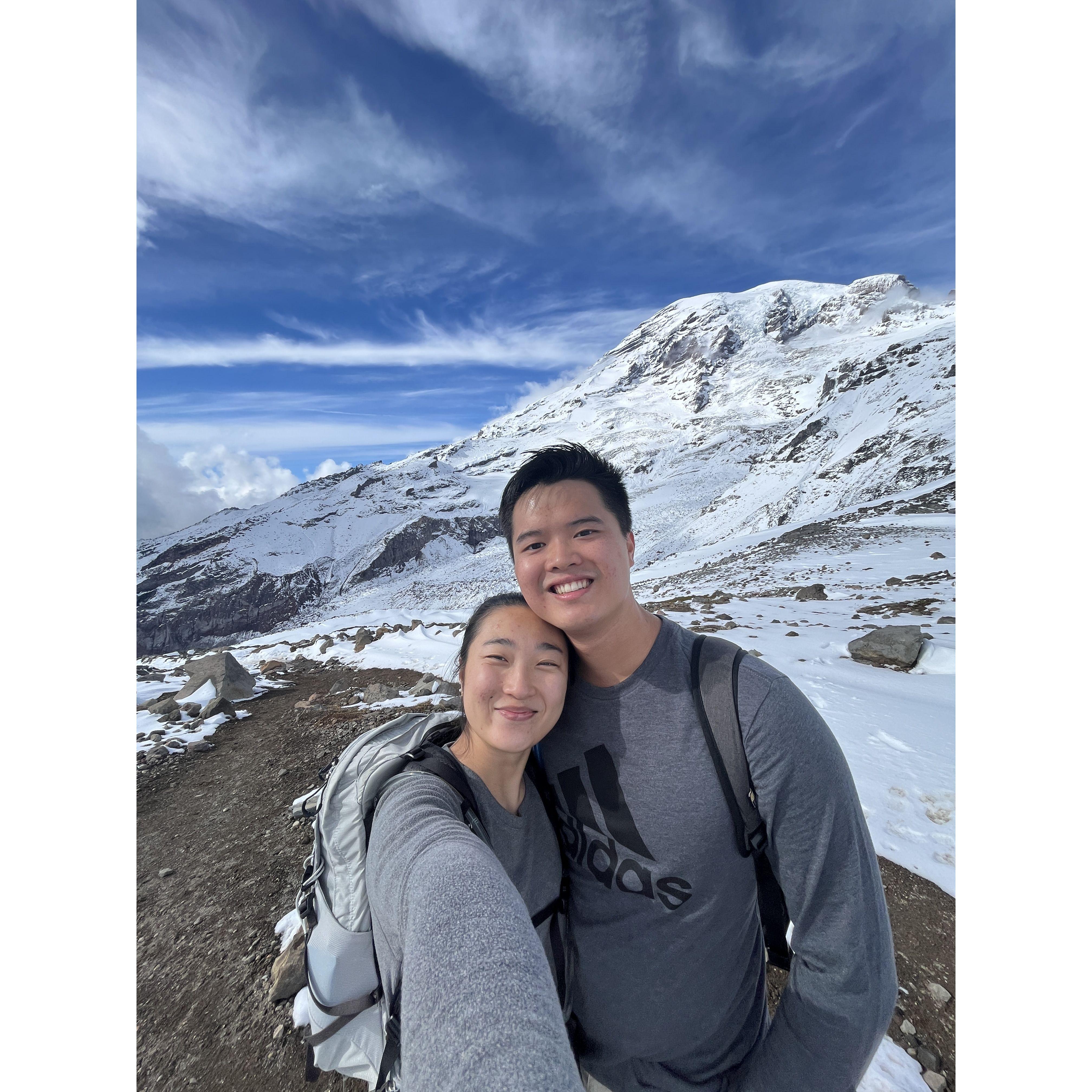 Rainier National Park... wasn't expecting that much snow in September oops