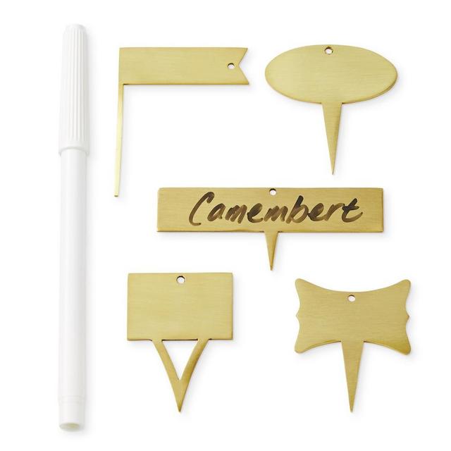Gold Cheese Marker With Pen