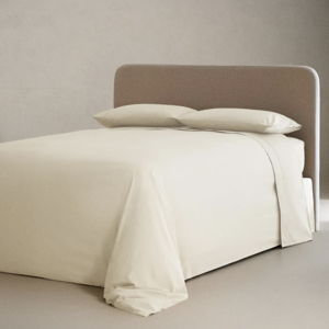 PERCALE COTTON FITTED SHEET - 11.8" THICK (300 THREAD COUNT)