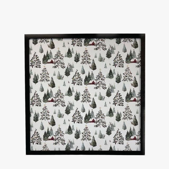 Christmas In The Country Holiday Magnetic Board, Ebony, 23" X 23"