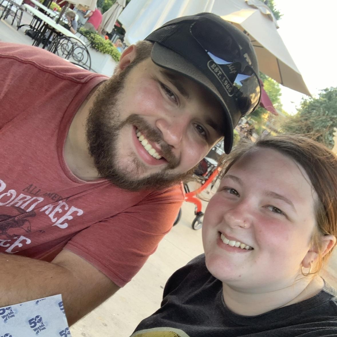 Oceans of Fun/Worlds of Fun for our anniversary last year!