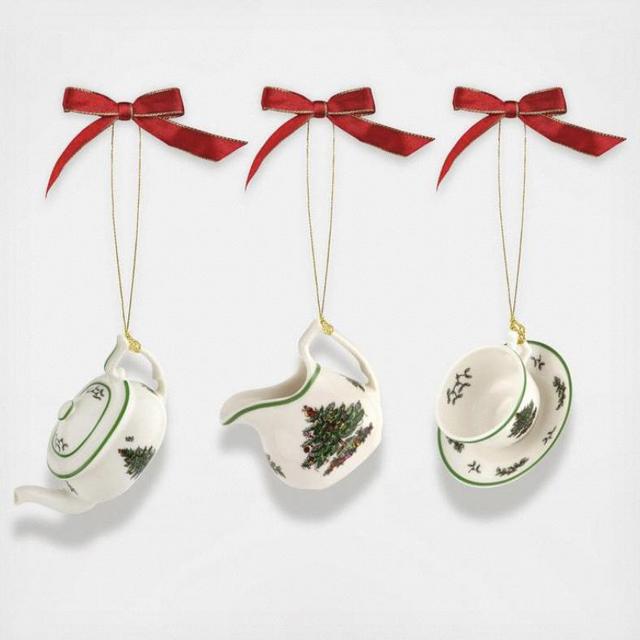 Spode Christmas ornaments - set of three