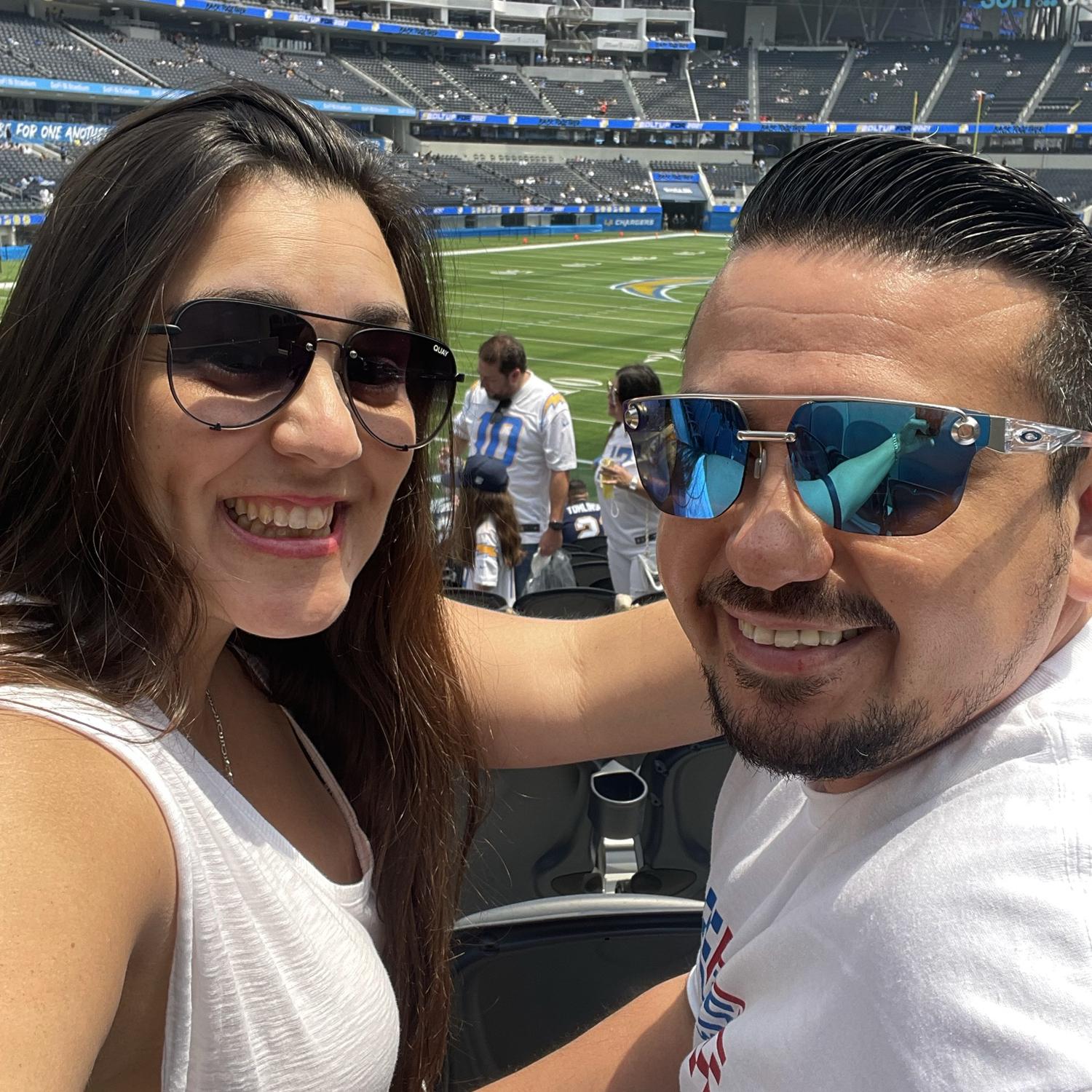 Enjoying a sunny day @ SOFI Stadium