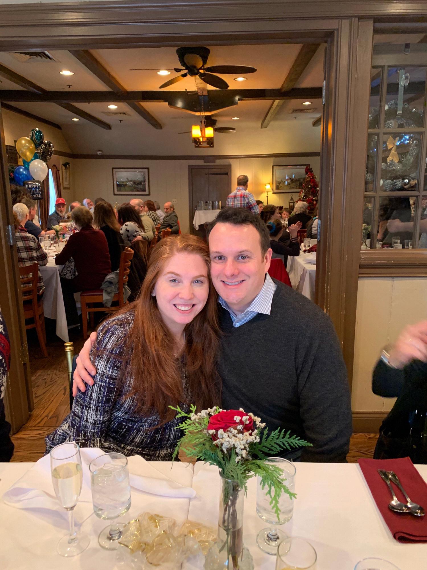 December 2019 - celebrating Lauren’s grandparents’ 60th wedding anniversary and looking forward to our own wedding