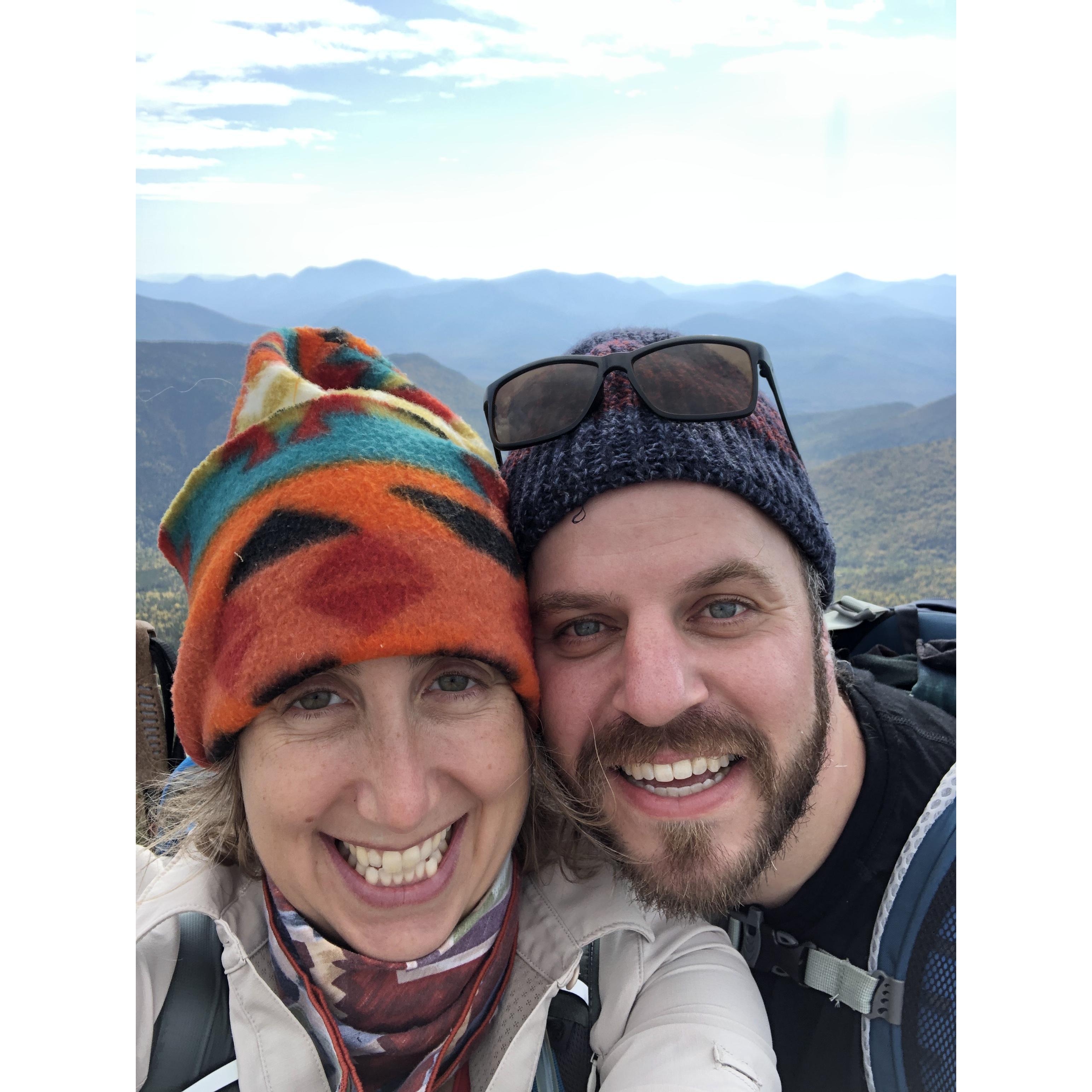 Having fun, hiking!