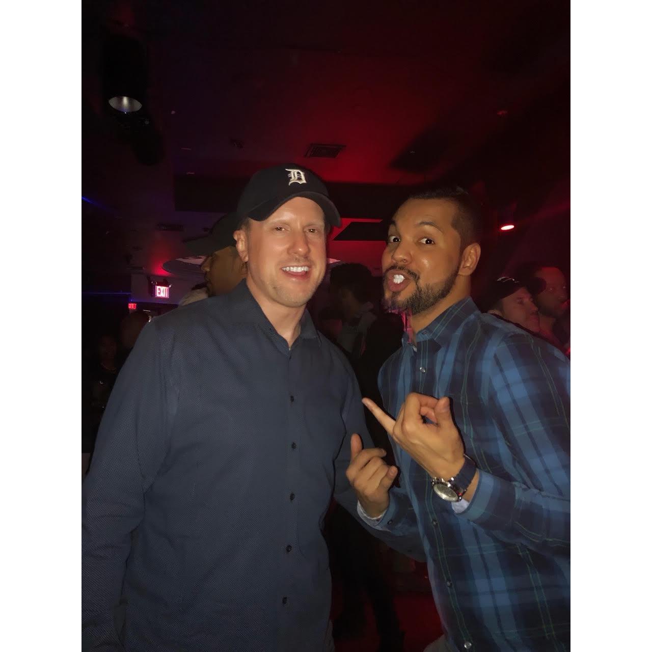 Celebrating Jon's birthday at Boxers in Manhattan