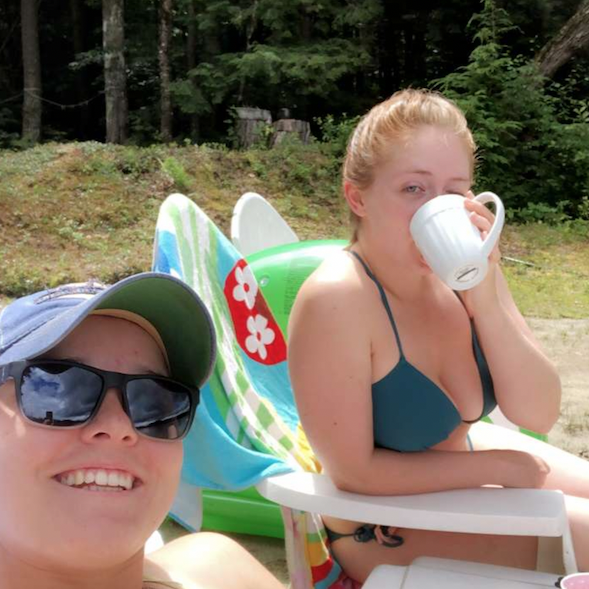 Well deserved vacation when Amanda graduated the police academy