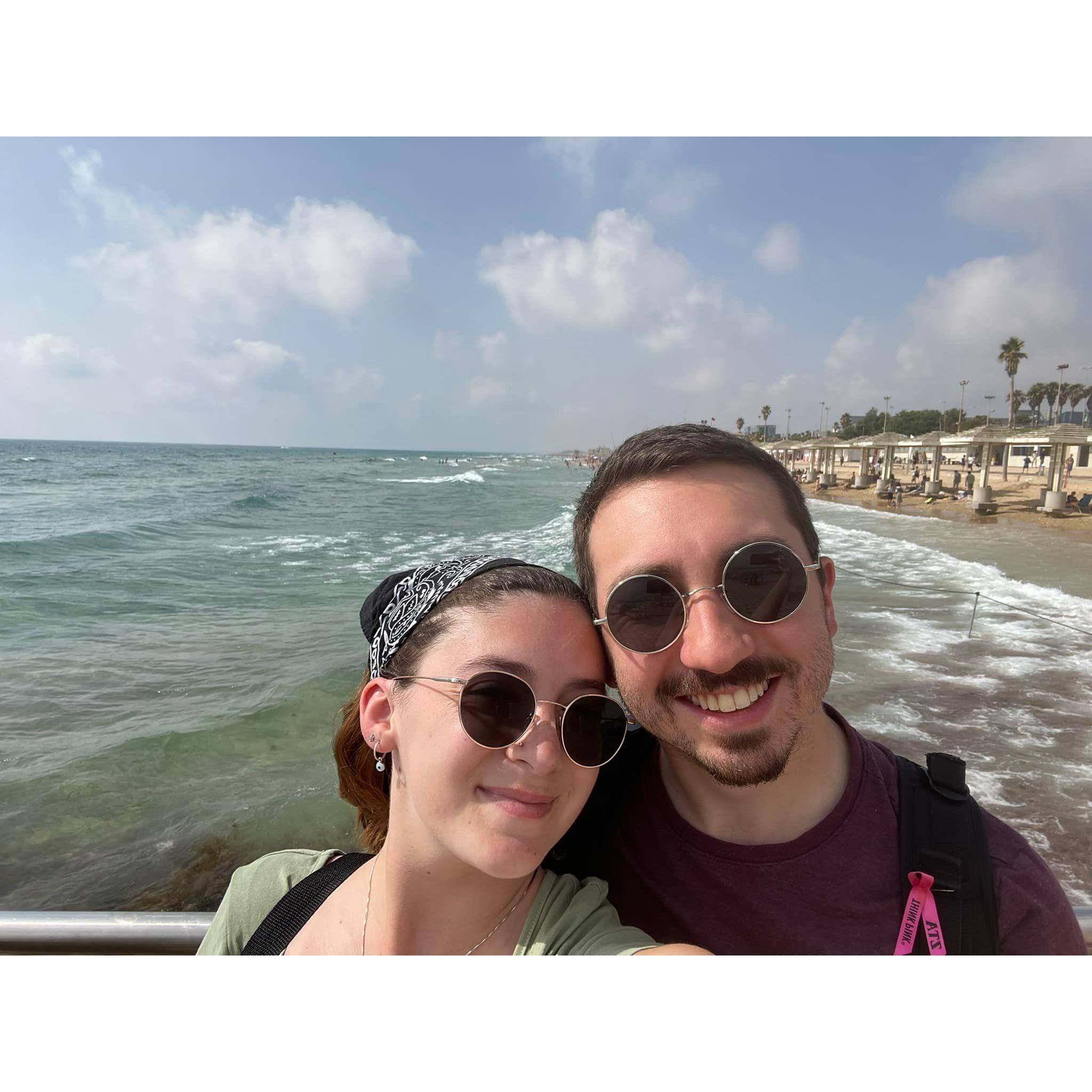 Haifa beach, Israel, 2023