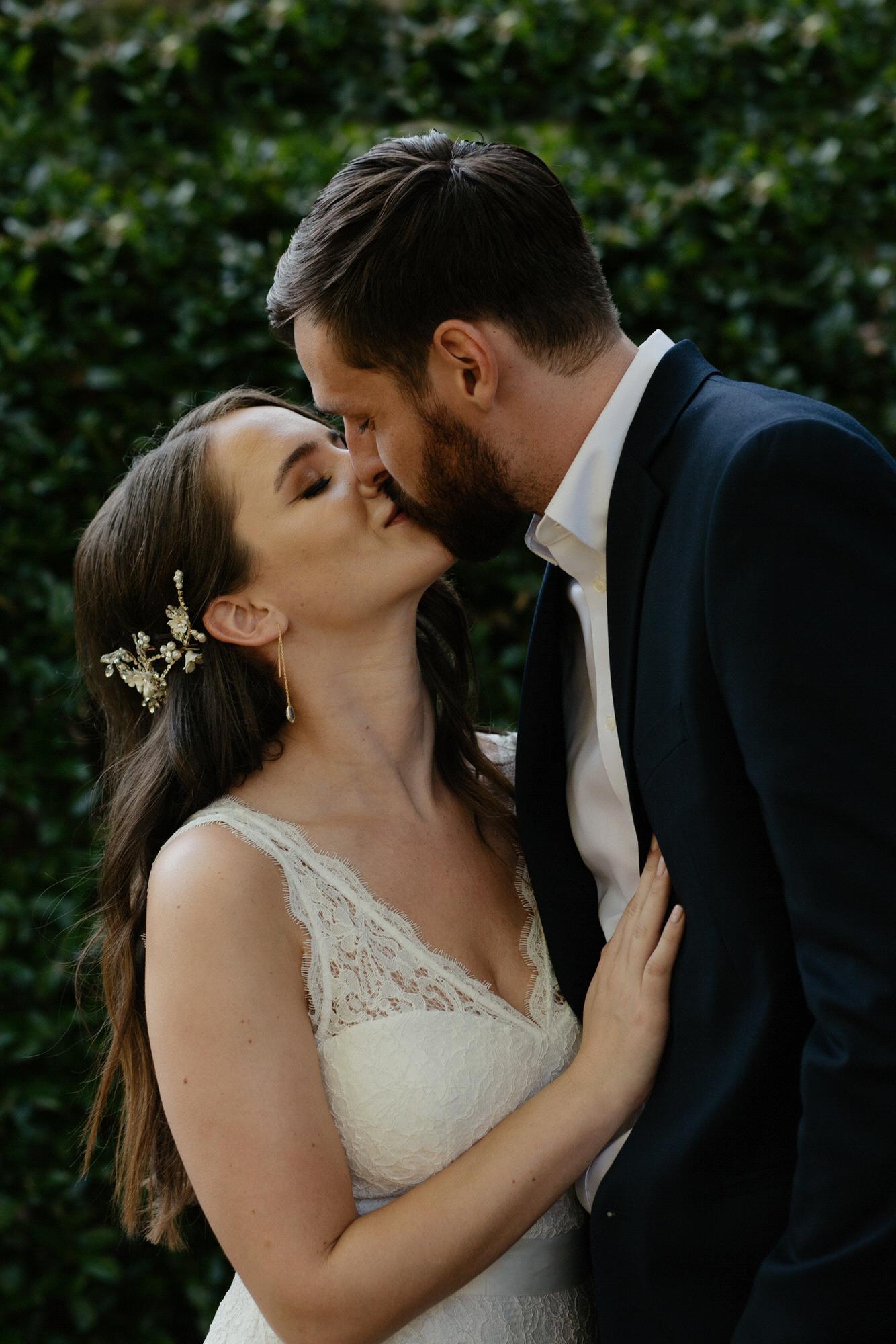 Wedding ceremony at Ian’s parents house in Franklin, TN | 6/20/2020