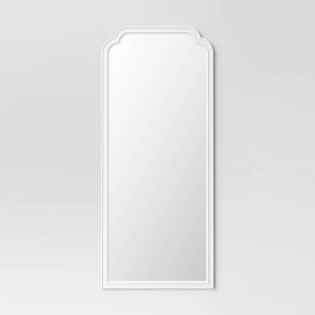 30" x 70" Oversize French Country Collection Leaner Mirror White - Threshold™