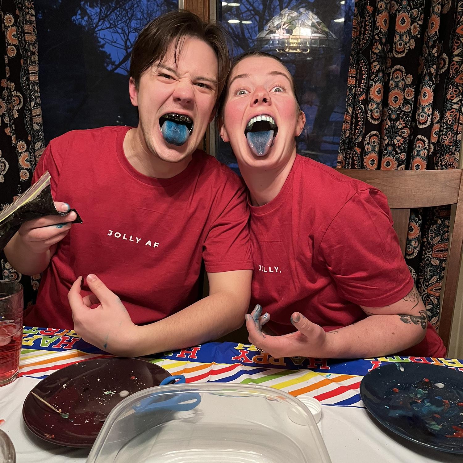 Getting carried away with Christmas cookies….