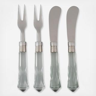 Old Hollywood 4-Piece Spreader & Appetizer Fork Set