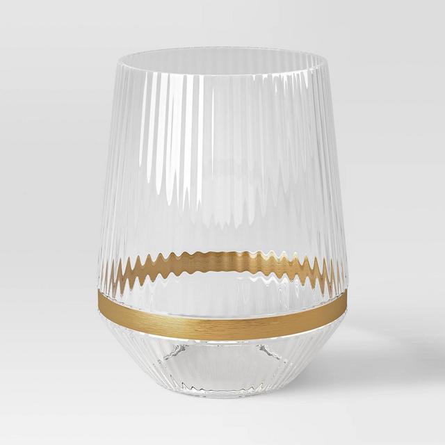 Large Luxe Glass Hurricane Holder - Threshold™