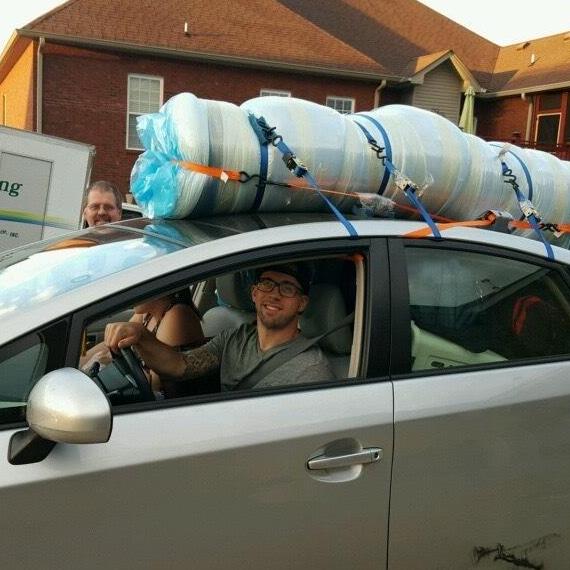 We moved to California.