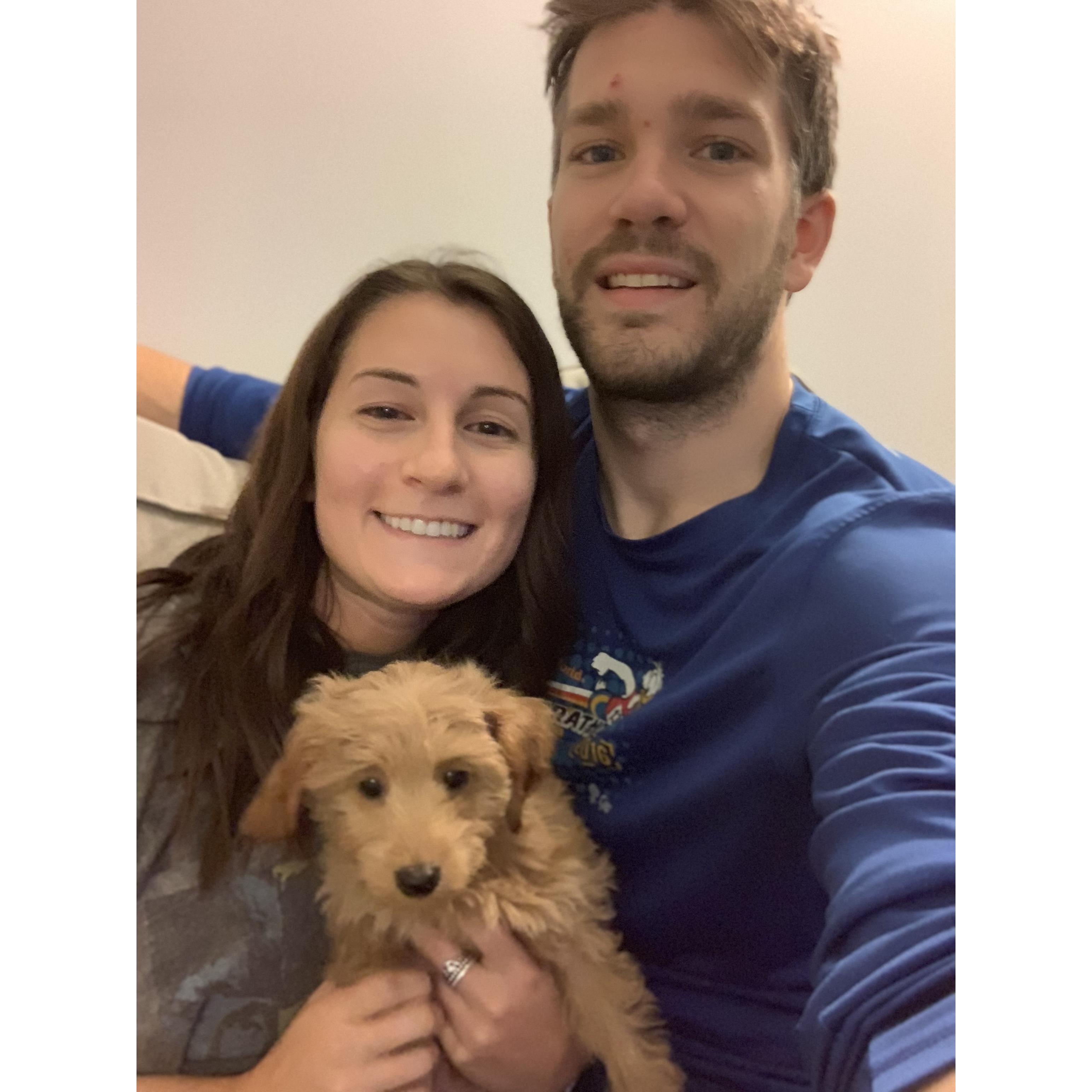 First night with Ollie!
