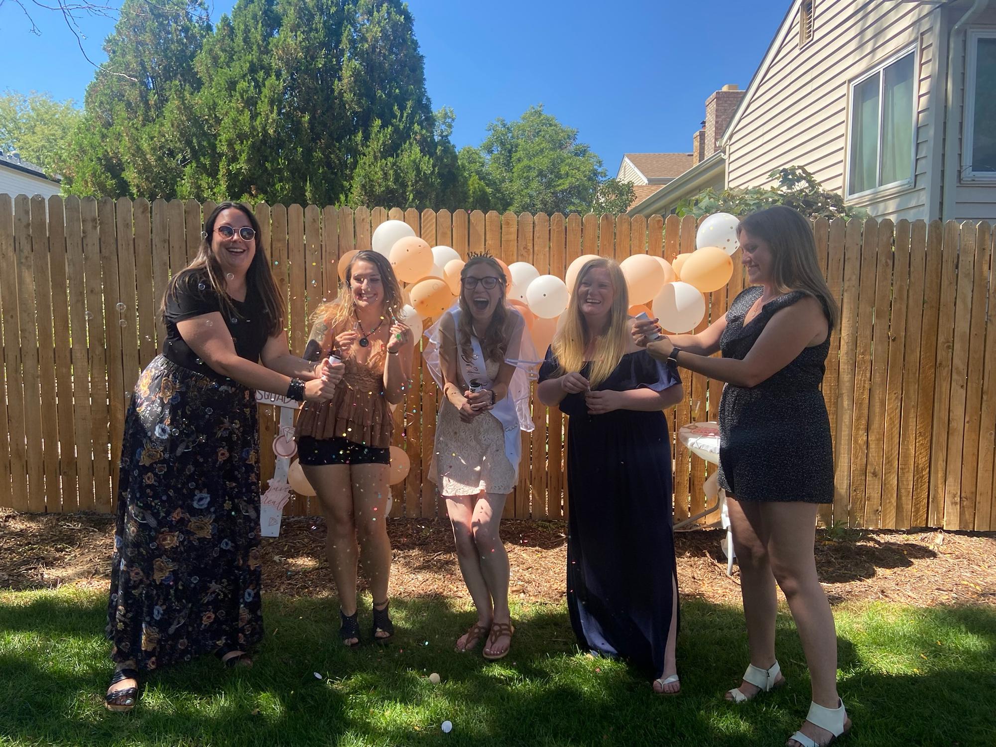 Besties at my bridal shower - The Gang!