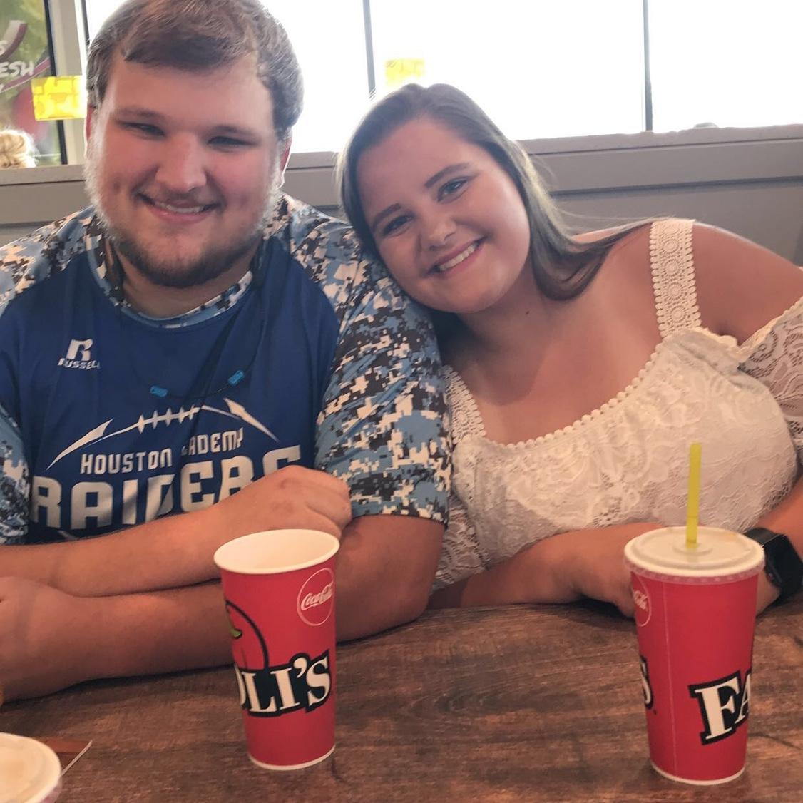 This is the very first picture we ever took together. Garrett met Kaitlyn and Aleigh, one of Kaitlyn’s close friends, for lunch the morning after they made their relationship official!