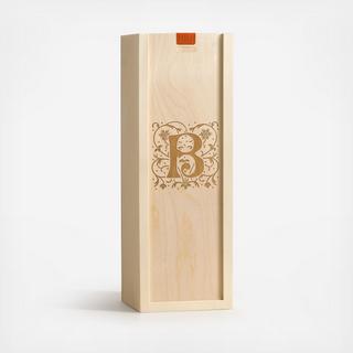 Filigree Monogrammed Wine Box