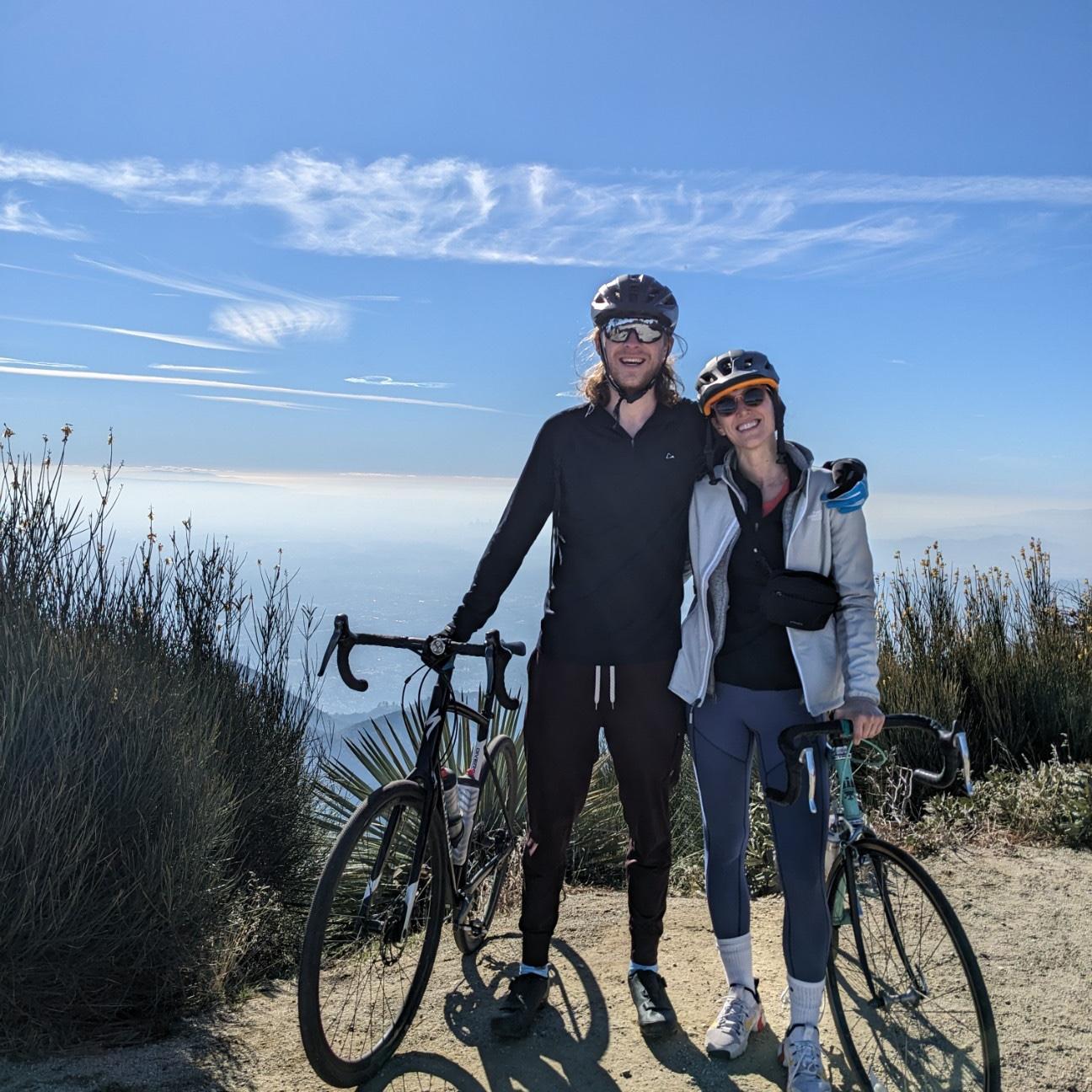 A bike ride in Angeles National Forest with our dear friends Cooper + Cat