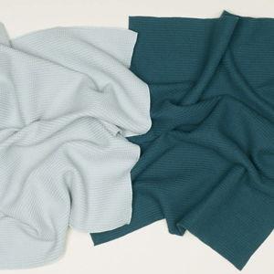 Essential Waffle Dish Towel - Sky/Peacock