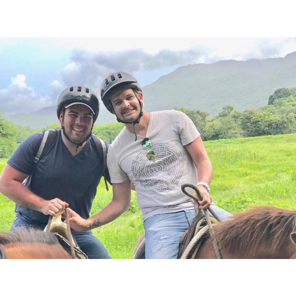 Horseback riding around El Yunque, Puerto Rico 2017