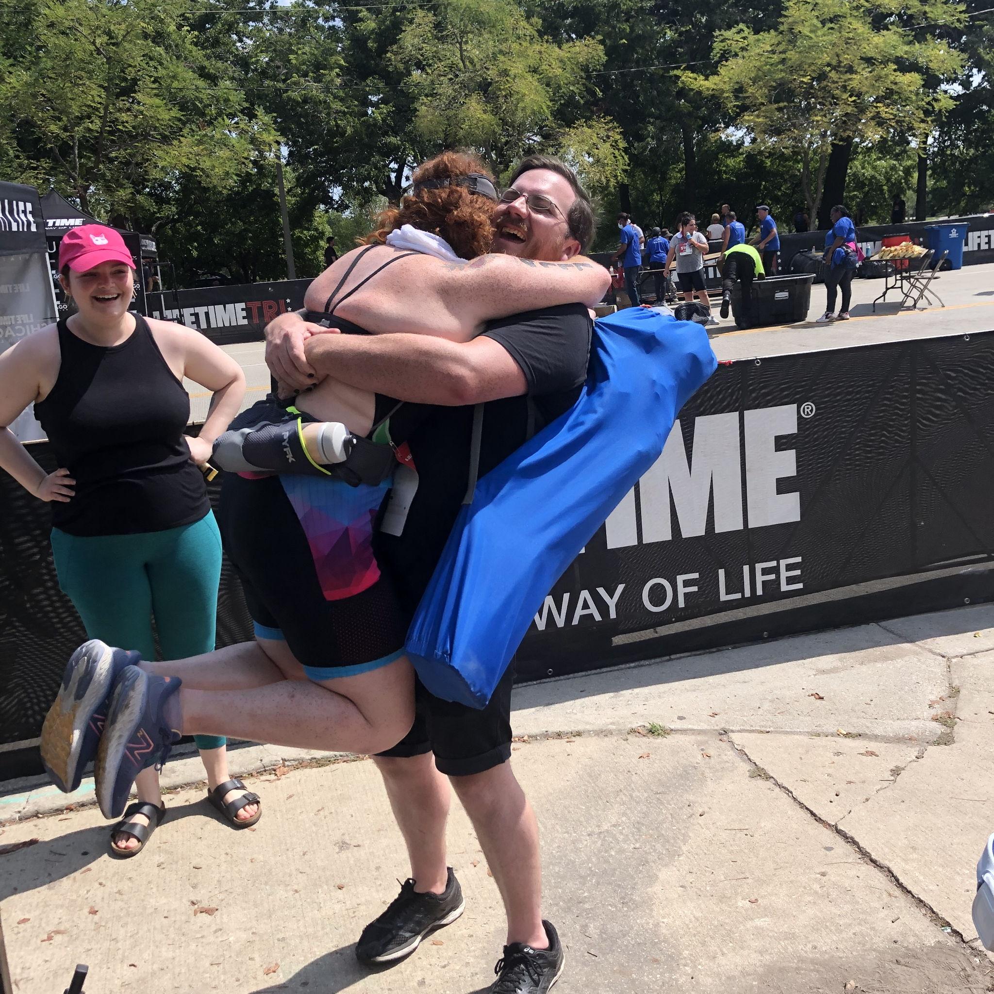 Melinda did the triathlon! 2022