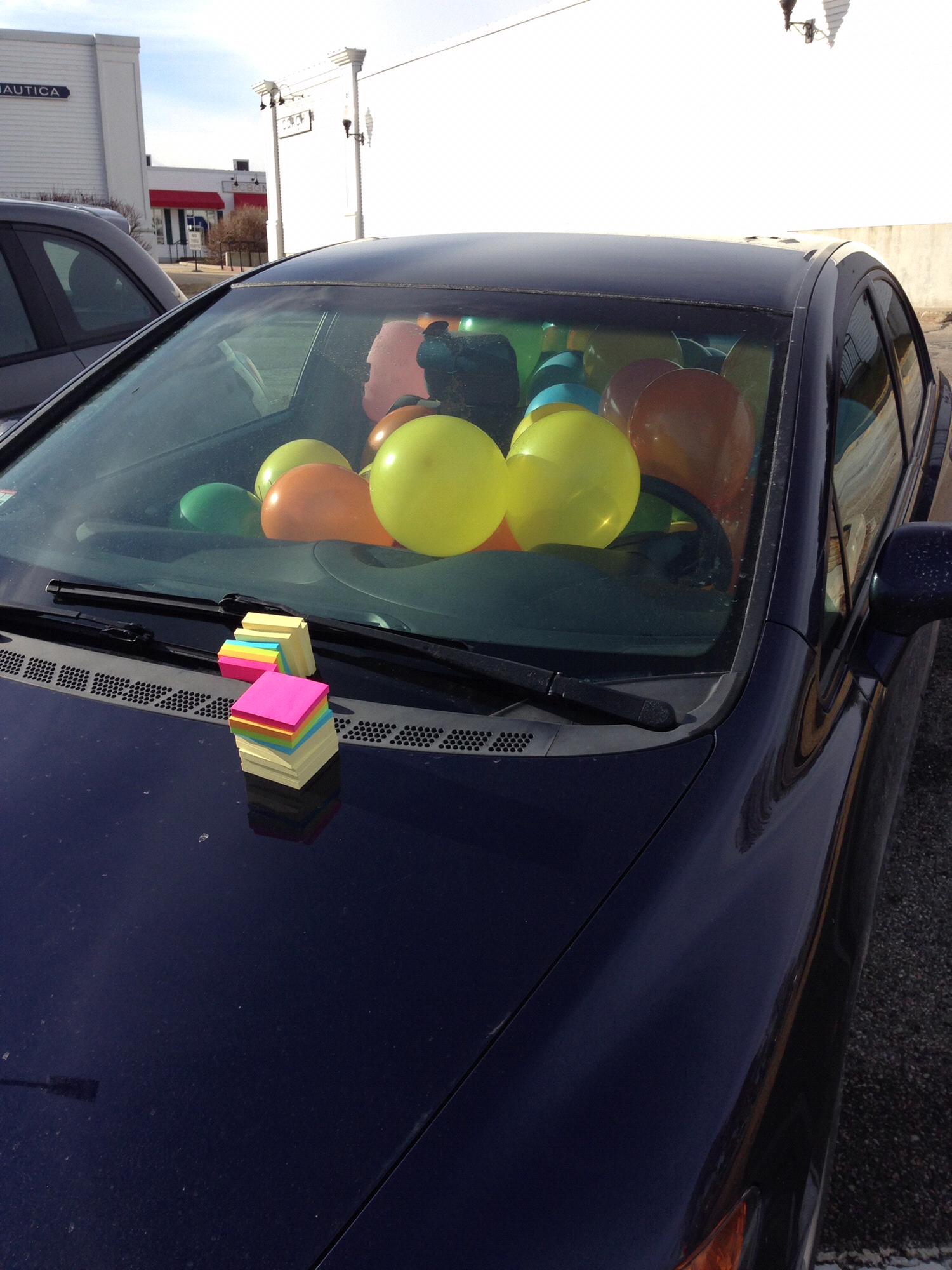 The post it note prank