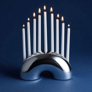 Nosh Menorah - Chrome