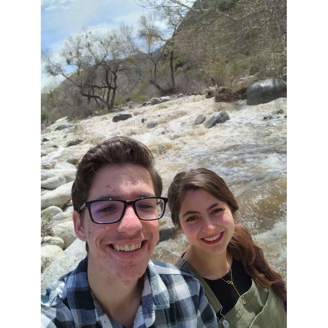 Our First Date at the Idyllwild River! The first time Eliana said "I love you".