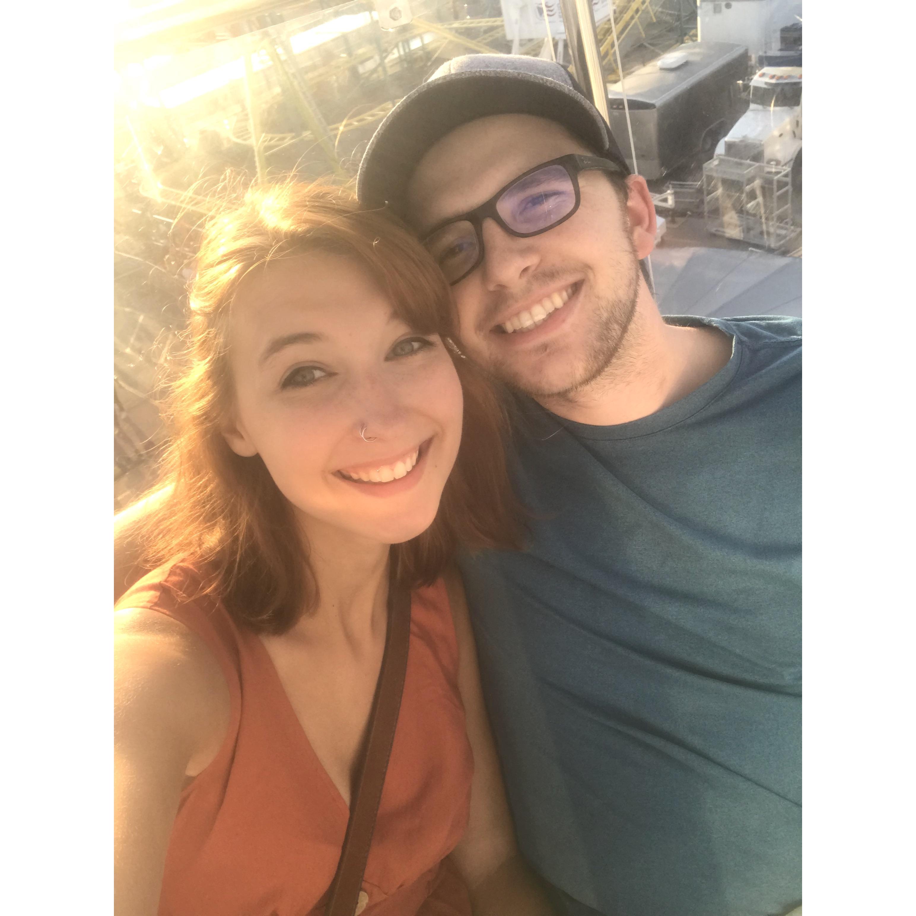 Taken from the top of the Ohio State Fair Ferris wheel.
