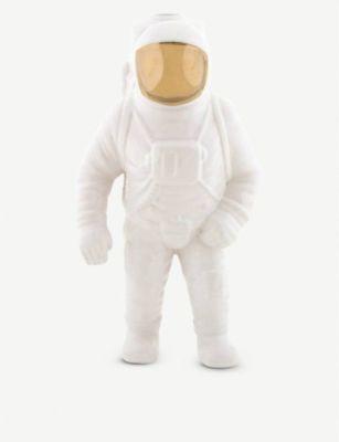 SELETTI Cosmic Diner Starman porcelain astronaut vase 28cm