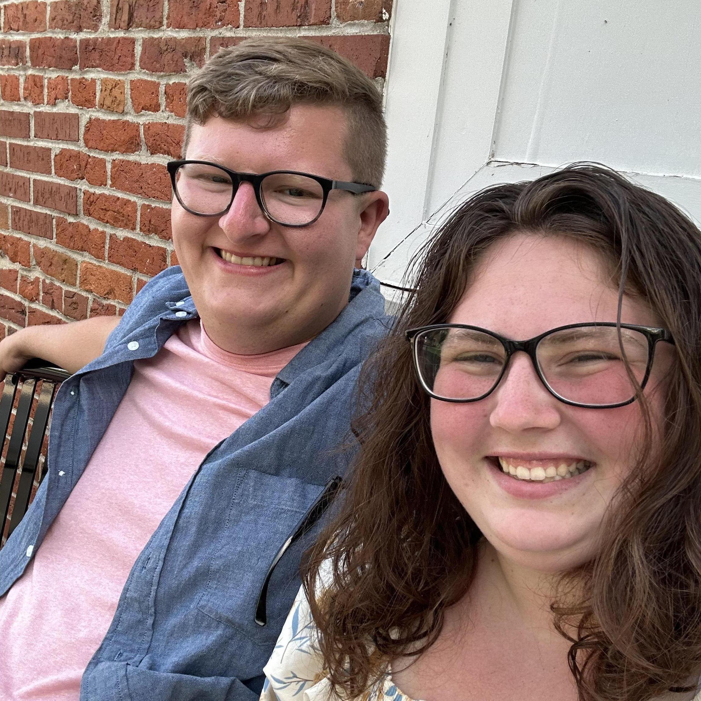 This photo was taken when Seth and Gillienne were touring wedding venues.