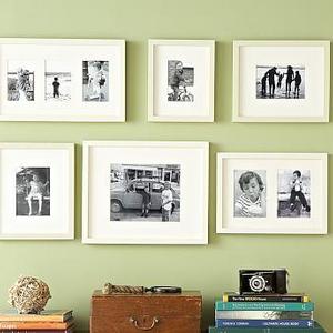 Gallery in a Box, Modern White Frames, Set of 6