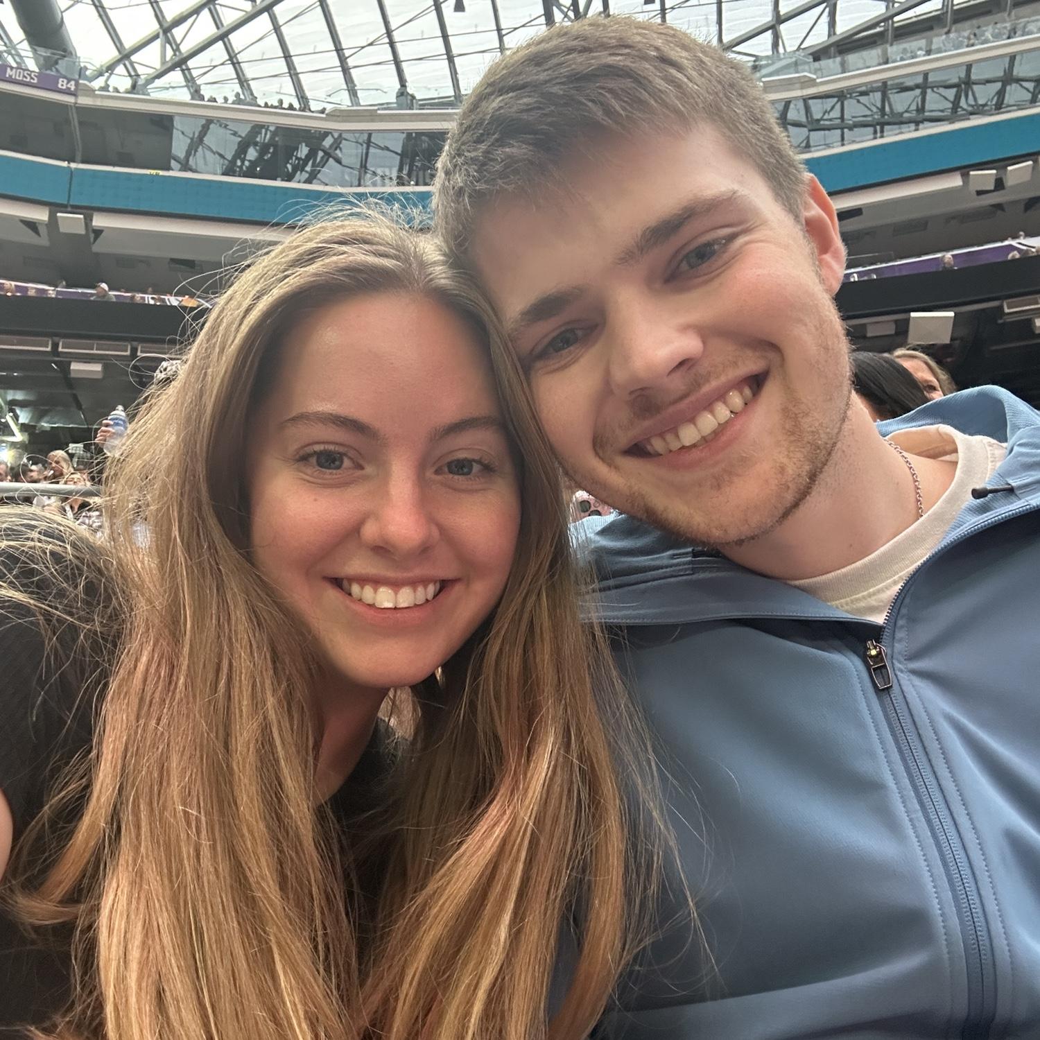 Post Malone concert - Nathan won free tickets by singing