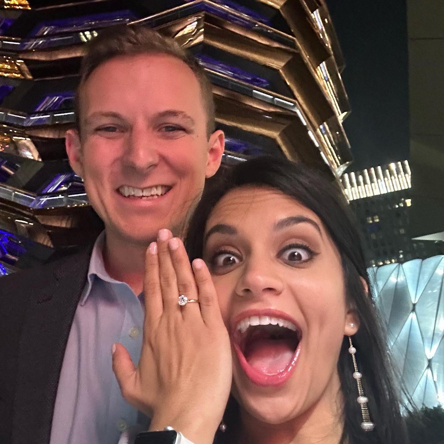 Moments after Nioz "said yes"!