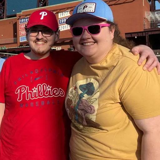 First sports game together. Colette's first time attending any sport.